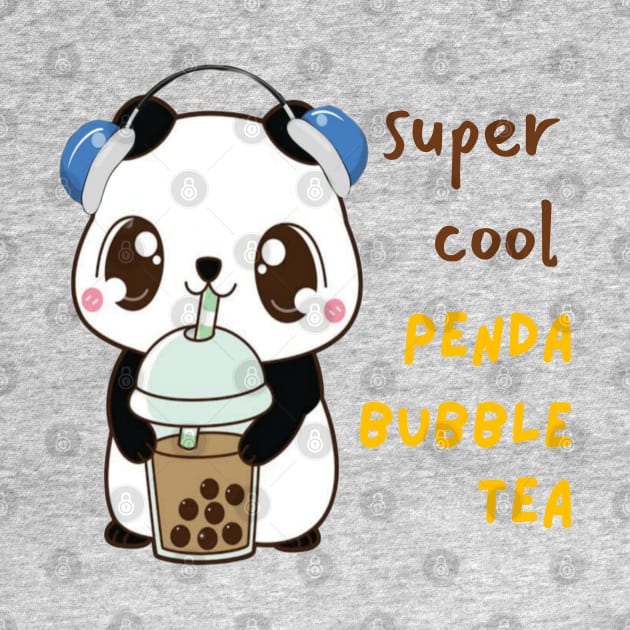 Super cool PENDA bubble tea by Color by EM